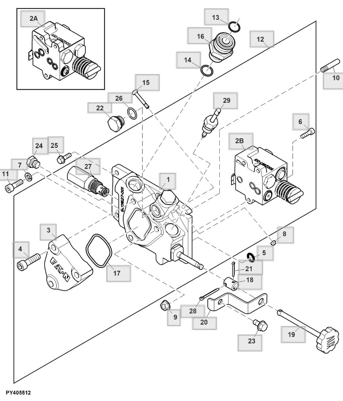 Van điều khiển trục lắc, tay lái trợ lực